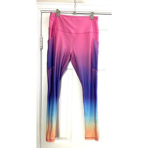 MAVEN THREAD Ombre Prism Inspire Leggings Multicolor - XL - NWOT - Picture 2 of 7